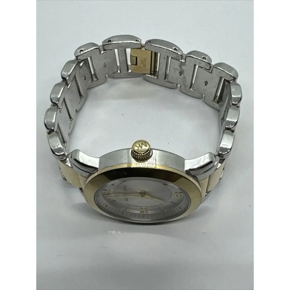Michael Kors Janey MK3487 Men Two-Tone Stainless Steel Analog Dial Watch JNA740